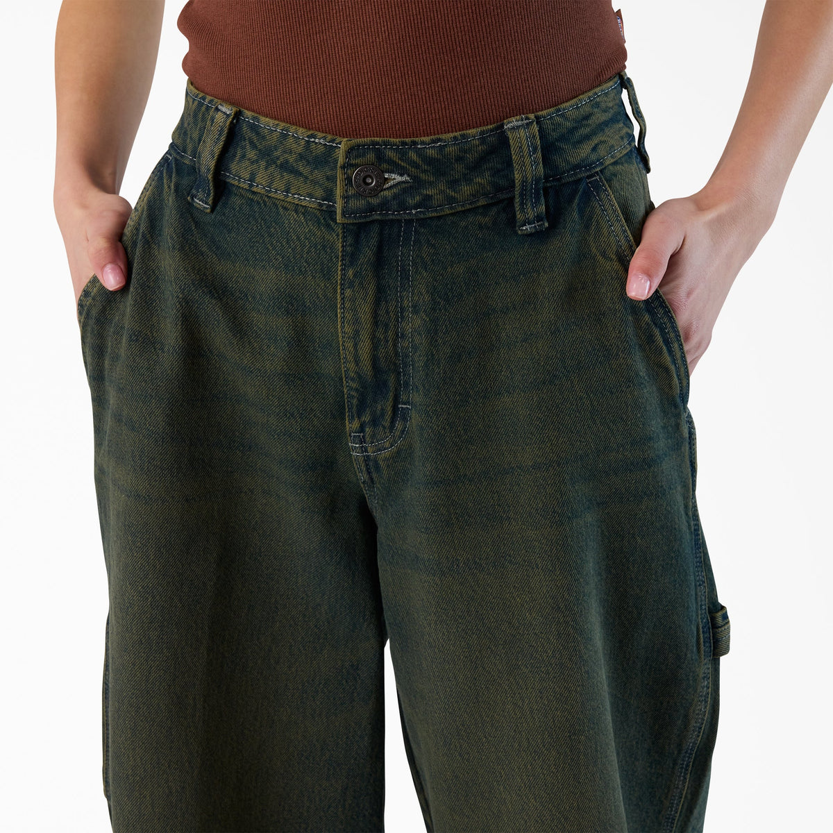 Women's Loose Fit Denim Carpenter Jeans - Dickies Sale