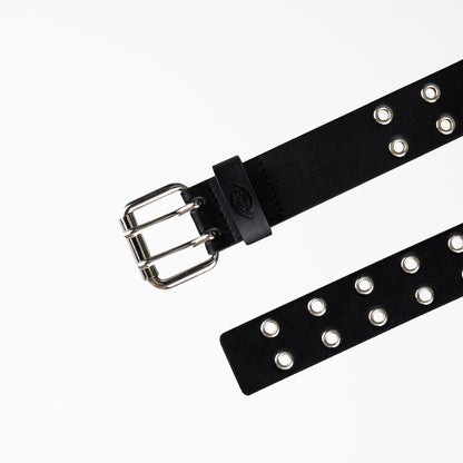 Women's Leather Double Grommet Belt - Dickies Men|Women