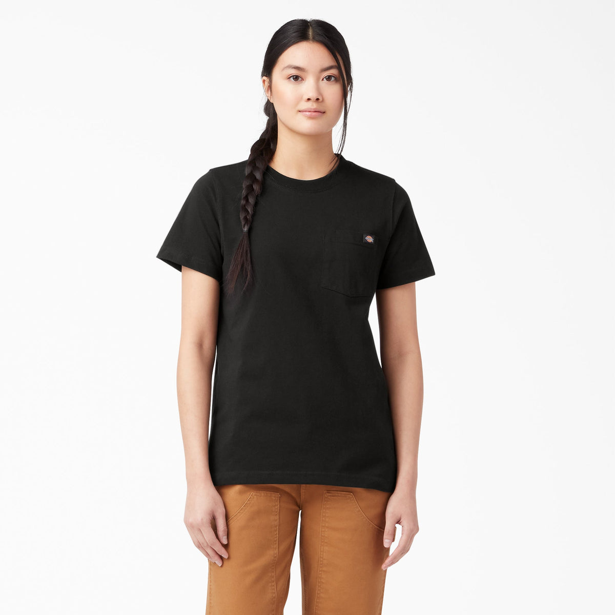 Women's Heavyweight Short Sleeve Pocket T-Shirt - Dickies Women