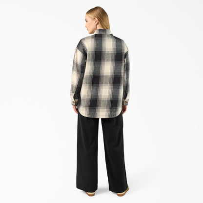 Women's Flannel Shacket - Dickies Sale