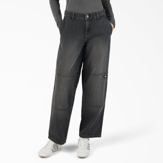 Women's Loose Fit Double Knee Jeans - Dickies Women