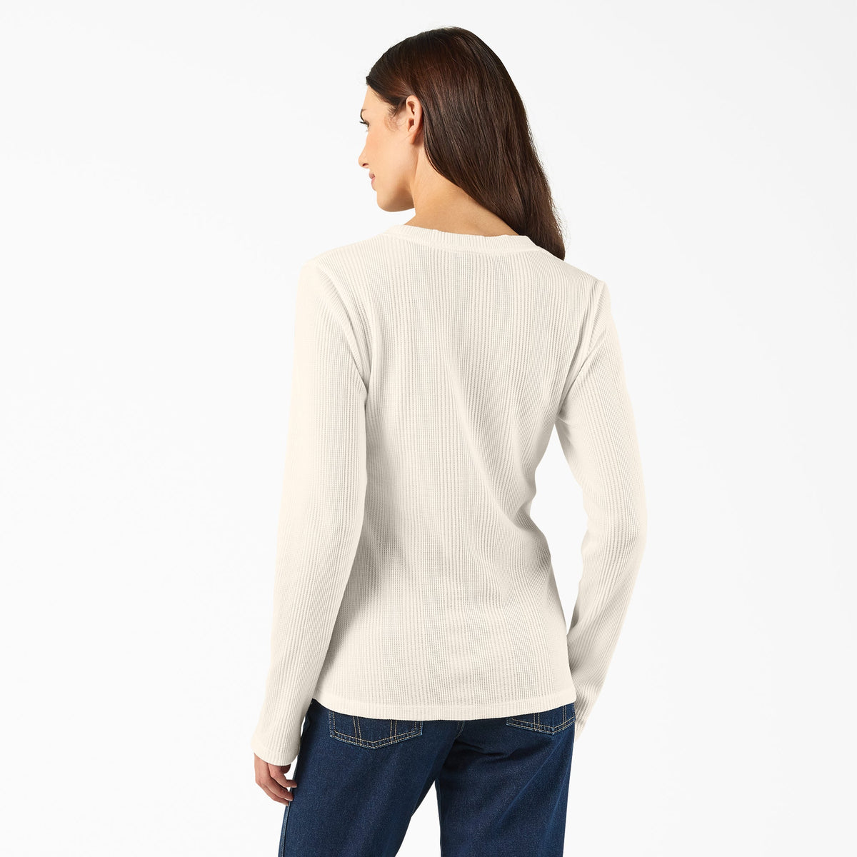 Women's Crewneck Henley Shirt - Dickies Women