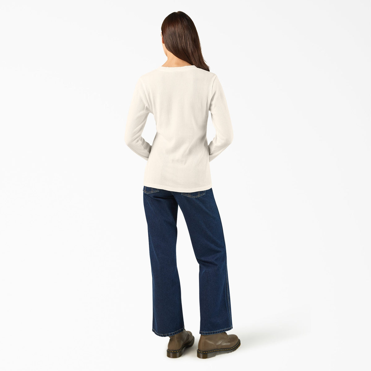Women's Crewneck Henley Shirt - Dickies Women