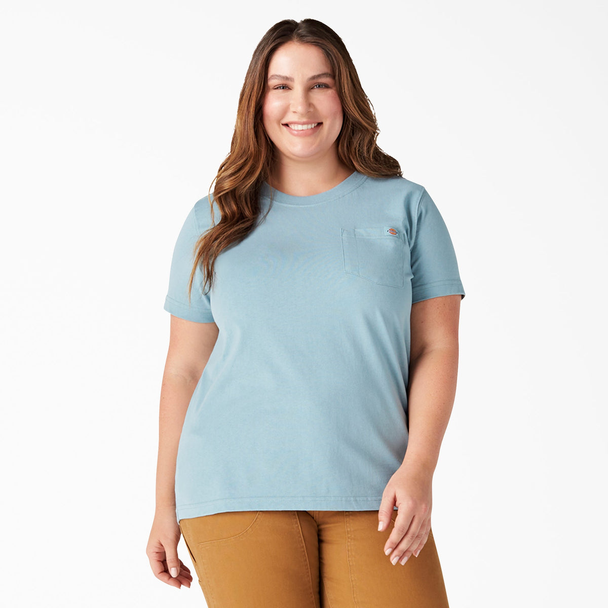 Women's Plus Heavyweight Short Sleeve Pocket T-Shirt - Dickies Women