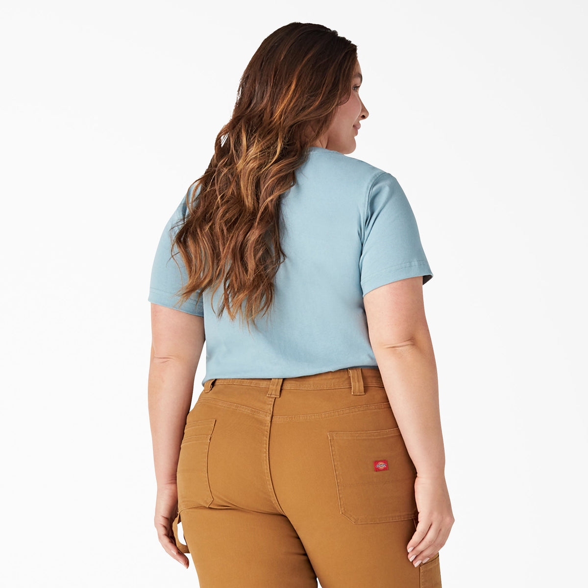 Women's Plus Heavyweight Short Sleeve Pocket T-Shirt - Dickies Women
