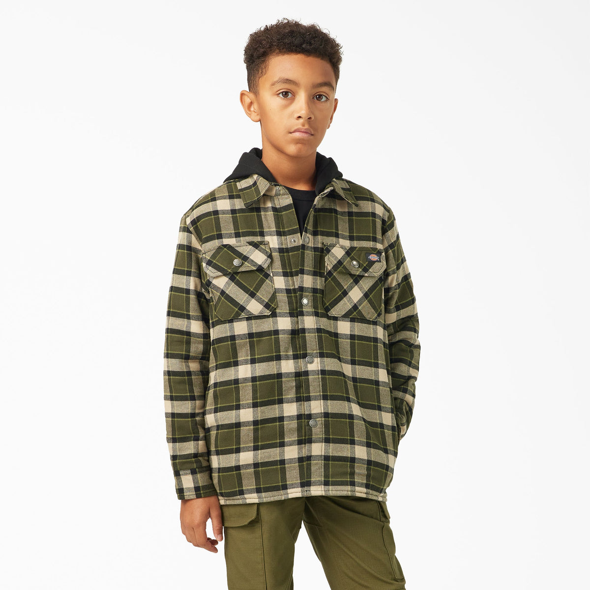 Boys' Flannel Shirt Jacket - Dickies Kids