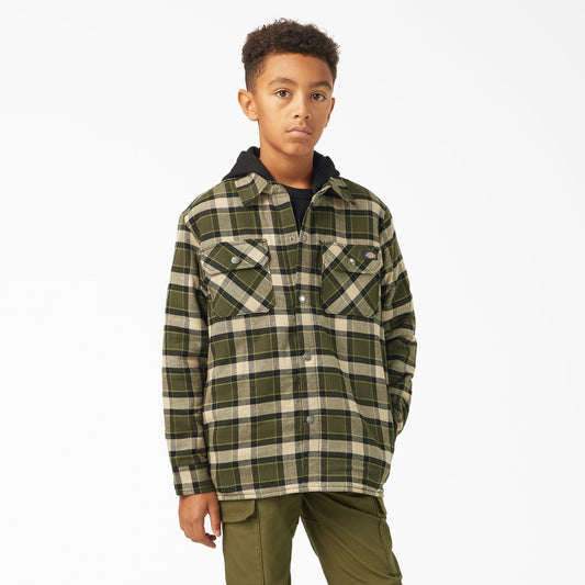 Boys' Flannel Shirt Jacket - Dickies Kids