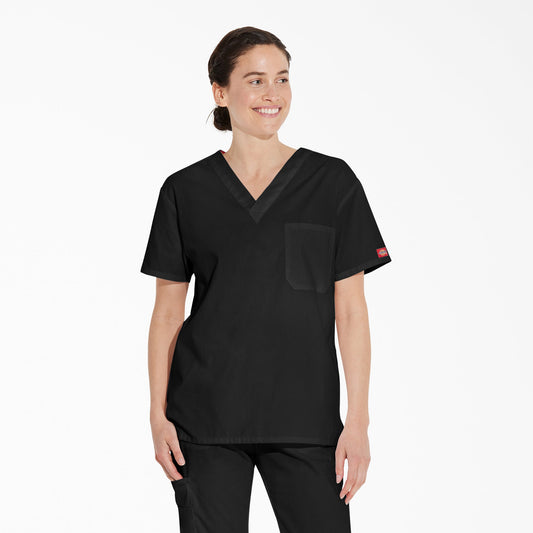 Unisex EDS Signature V-Neck Scrub Top - Dickies Men|Scrubs|Women
