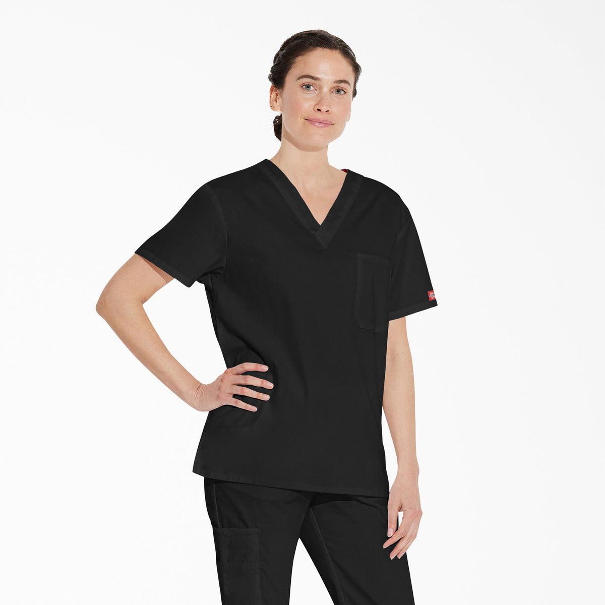 Unisex EDS Signature V-Neck Scrub Top - Dickies Men|Scrubs|Women