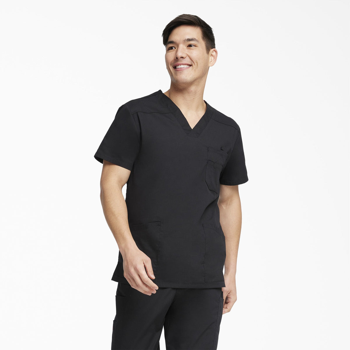 Men's EDS Signature V-Neck Scrub Top - Dickies Men|Scrubs