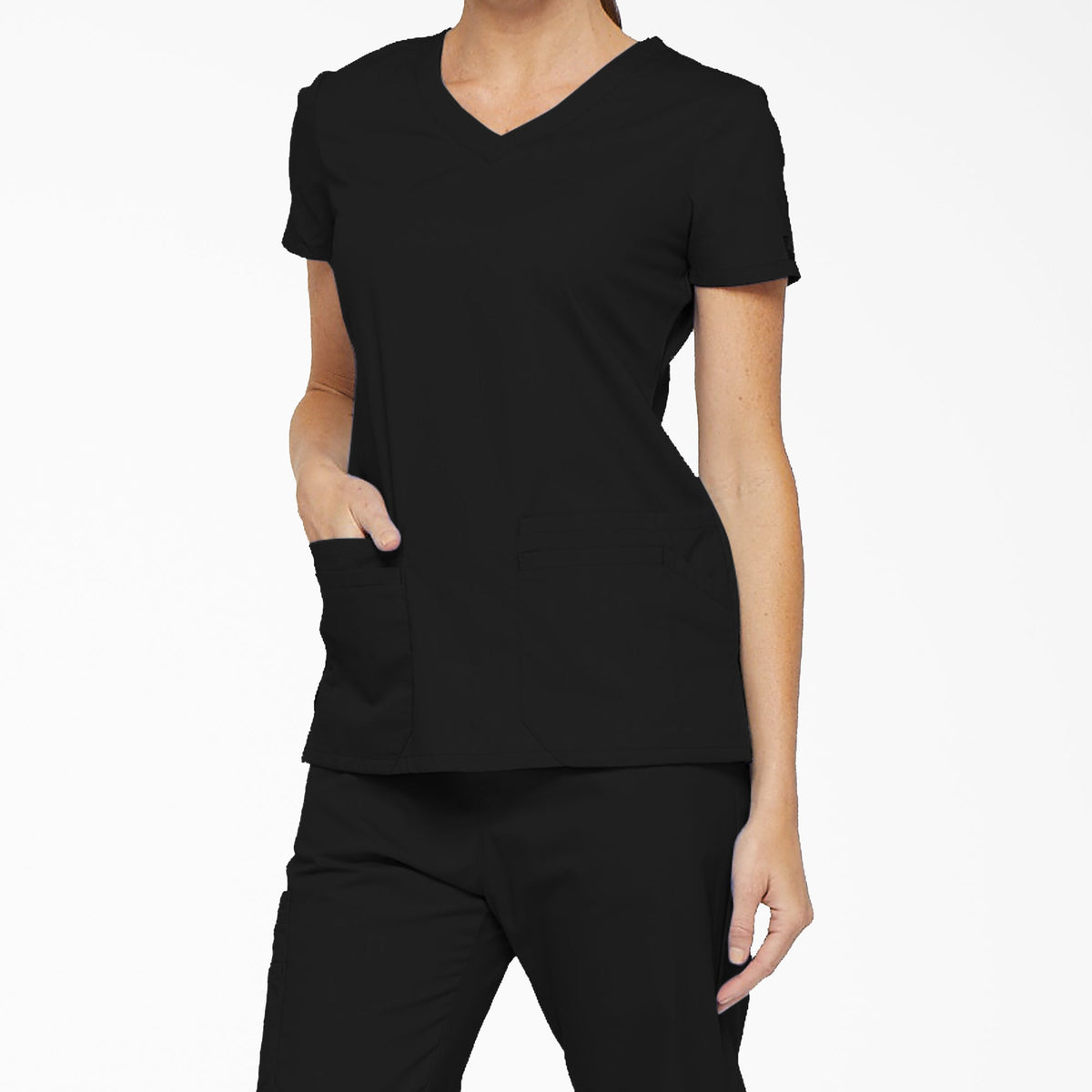 Women's EDS Signature V-Neck Scrub Top - Dickies Women|Scrubs