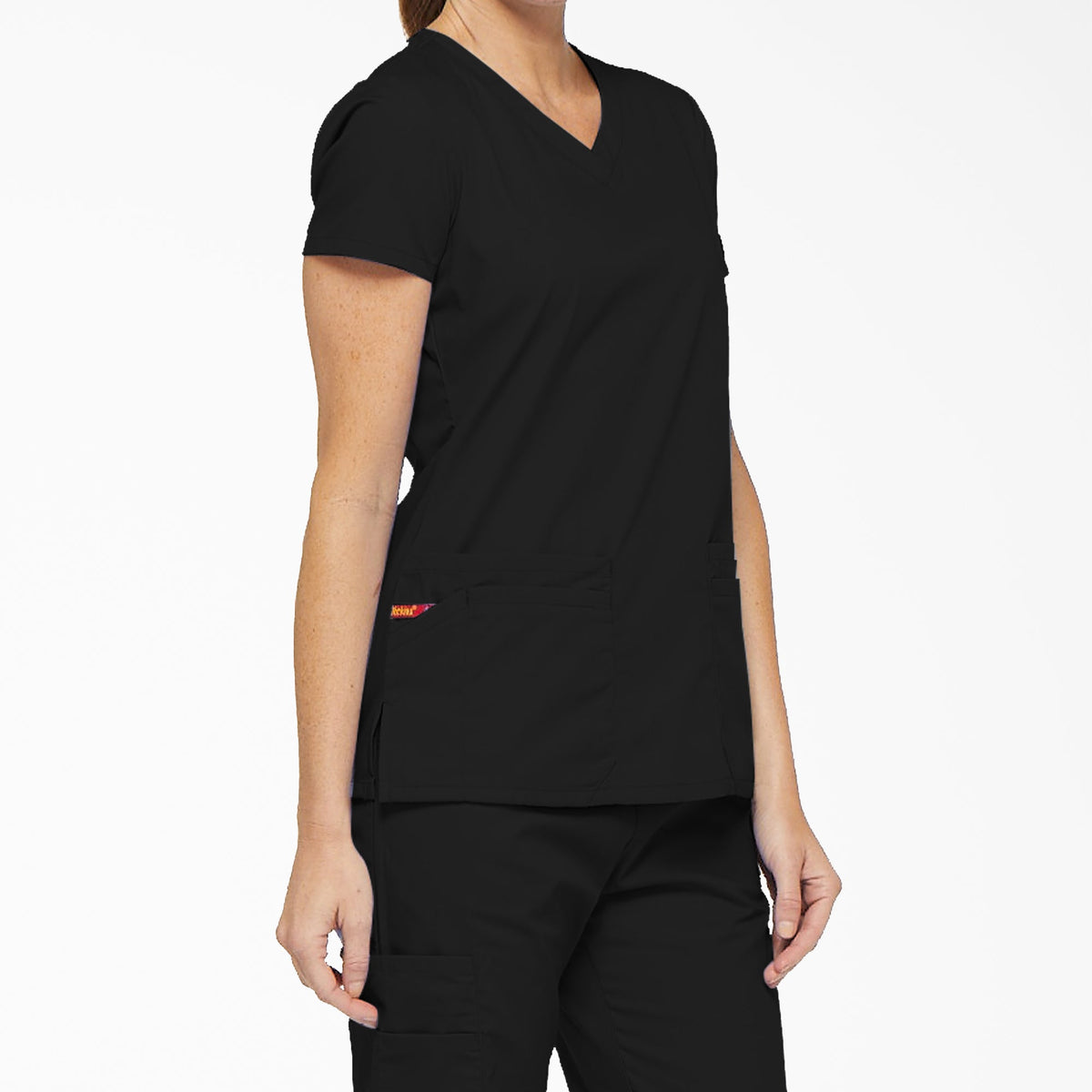 Women's EDS Signature V-Neck Scrub Top - Dickies Women|Scrubs