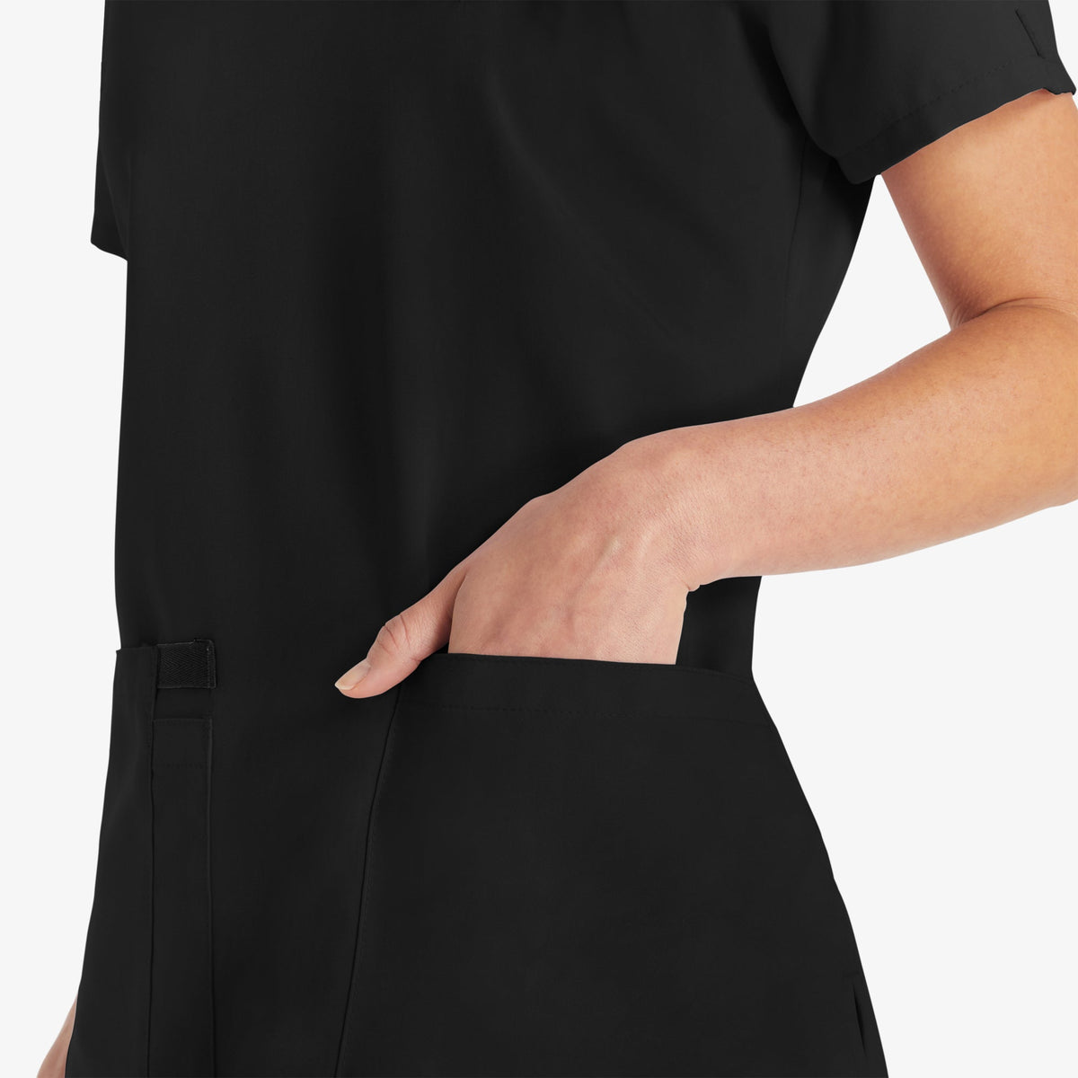 Women's EDS Essentials V-Neck Scrub Top - Dickies Women|Scrubs