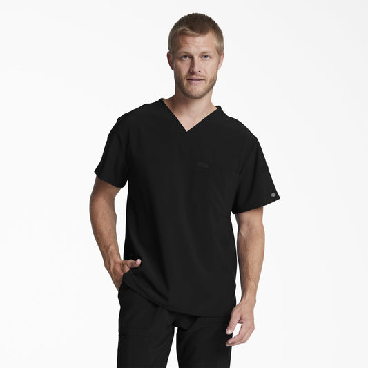 Men's EDS Essentials Tuckable V-Neck Scrub Top - Dickies Men|Scrubs