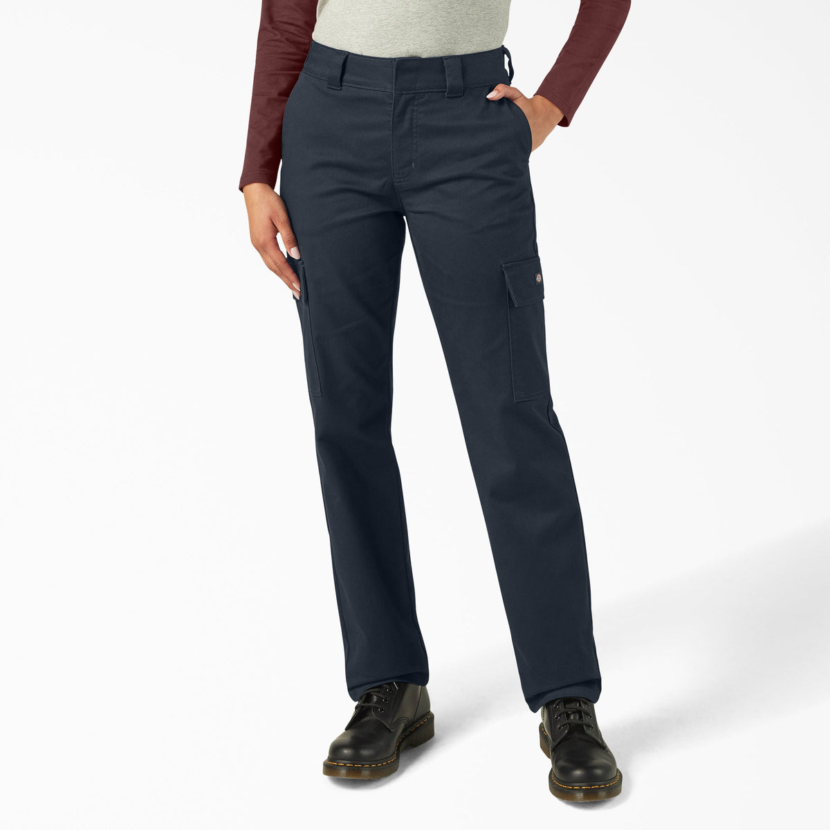 Women's Super Flex Straight Leg Cargo Pants - Dickies Women