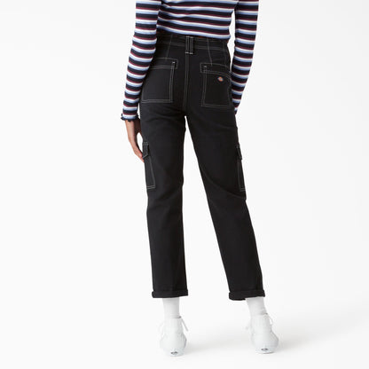 Women's Skinny Fit Cuffed Cargo Pants - Dickies Women