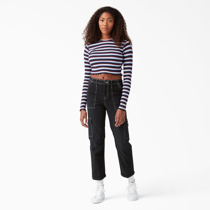 Women's Skinny Fit Cuffed Cargo Pants - Dickies Women