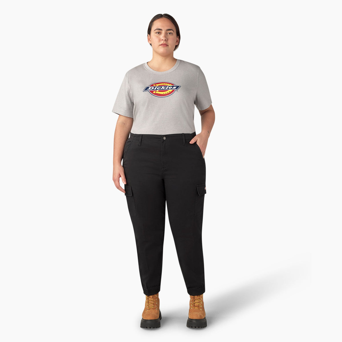 Women's Plus High Rise Fit Cargo Pants - Dickies Women