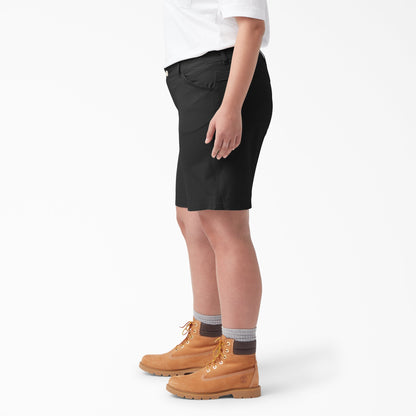 Women's Plus Cooling Relaxed Fit Shorts, 9" - Dickies Women