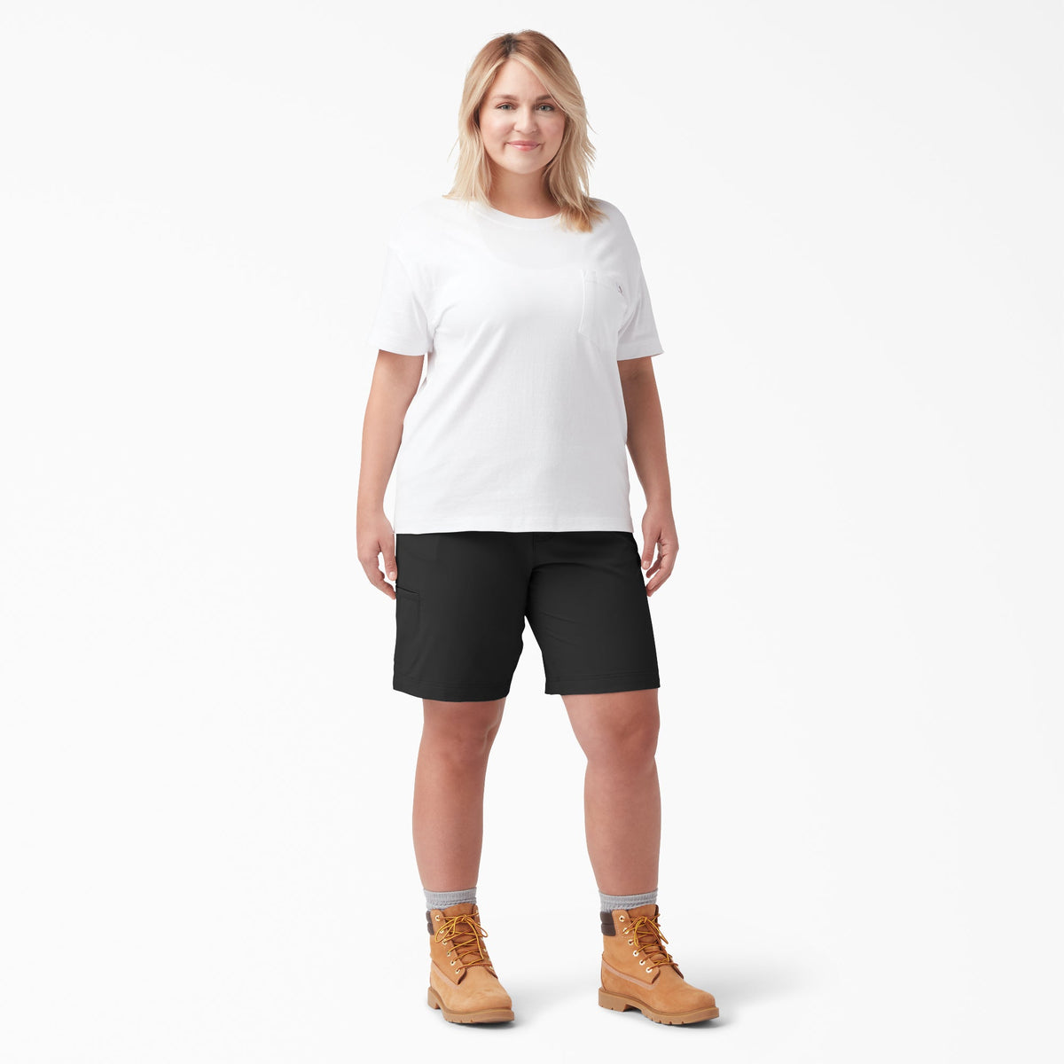 Women's Plus Cooling Relaxed Fit Shorts, 9" - Dickies Women