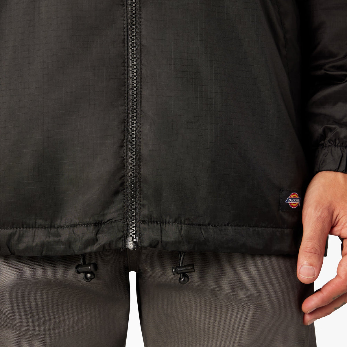 Fleece Lined Nylon Hooded Jacket - Dickies Men