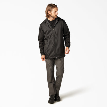 Fleece Lined Nylon Hooded Jacket - Dickies Men