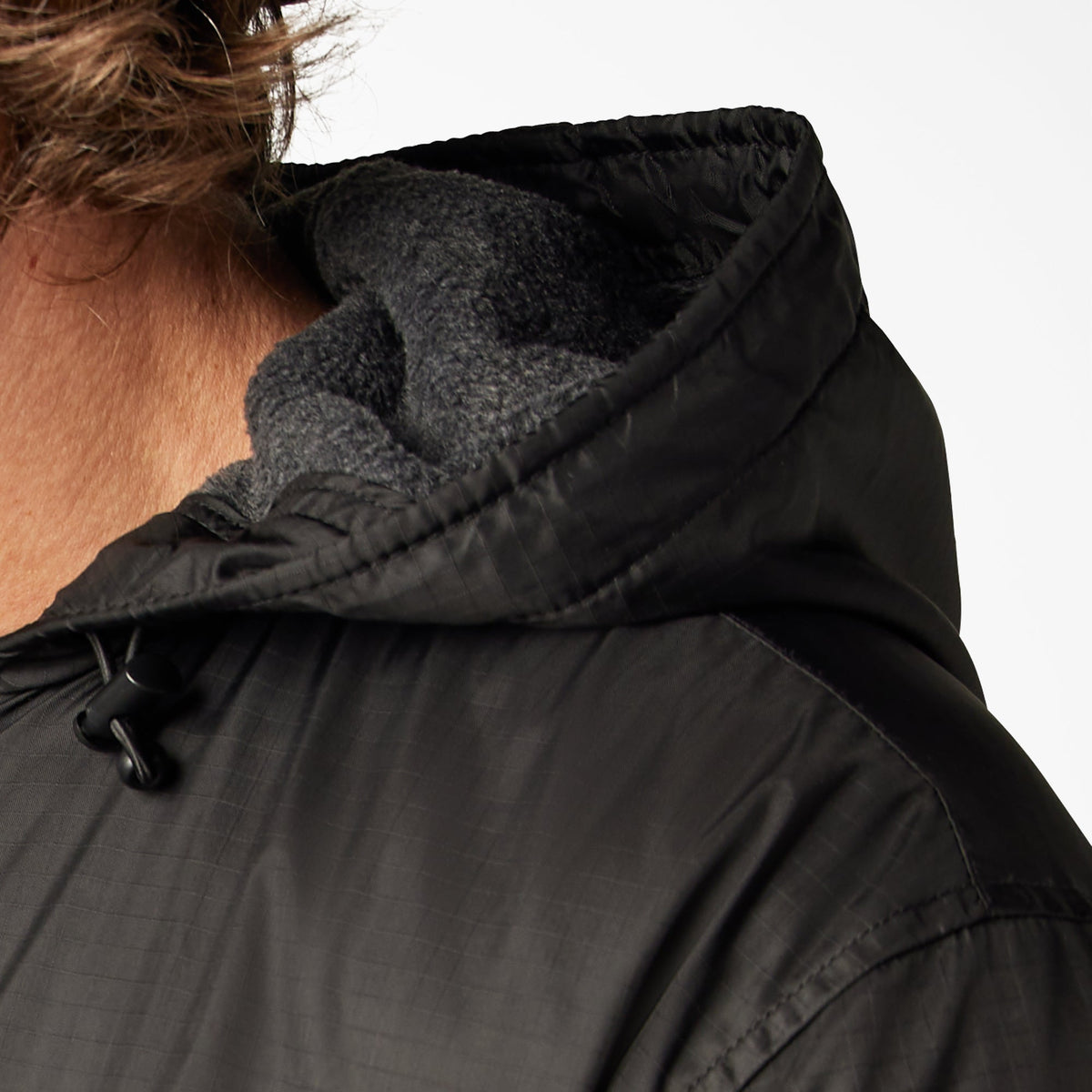 Fleece Lined Nylon Hooded Jacket - Dickies Men