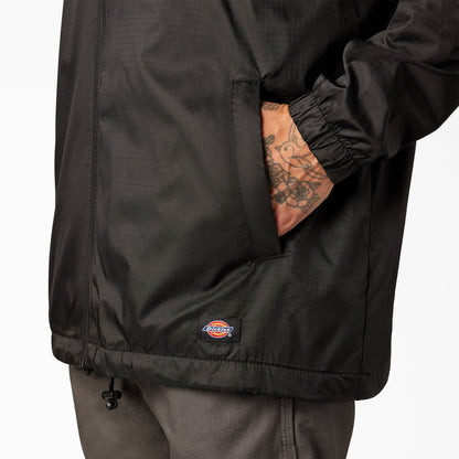 Fleece Lined Nylon Hooded Jacket - Dickies Men