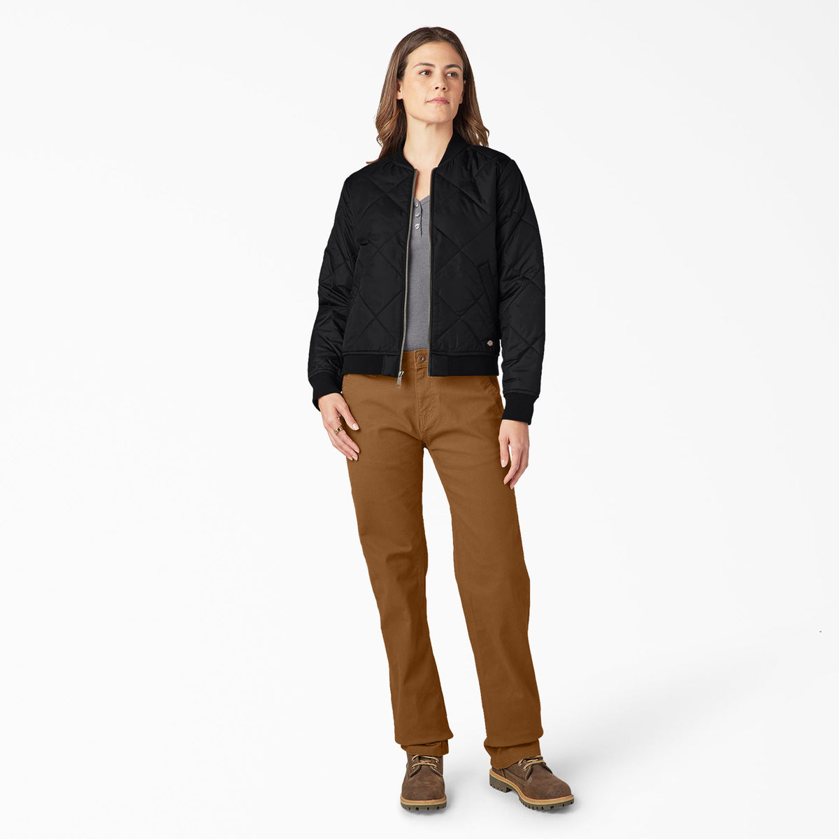Women's Quilted Bomber Jacket - Dickies Women