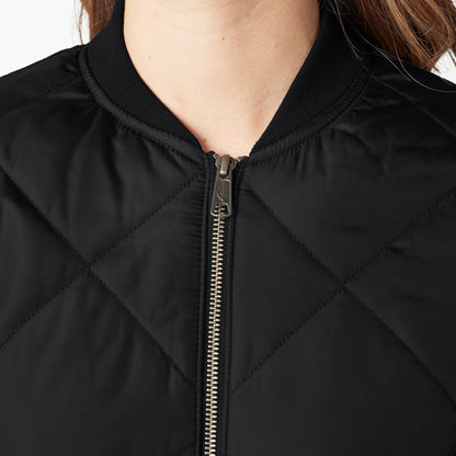 Women's Quilted Bomber Jacket - Dickies Women