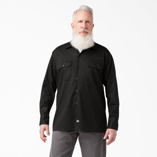 FLEX Relaxed Fit Long Sleeve Work Shirt - Dickies Men