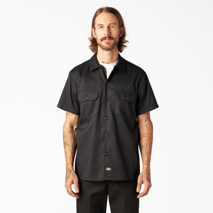 FLEX Slim Fit Short Sleeve Work Shirt - Dickies Men