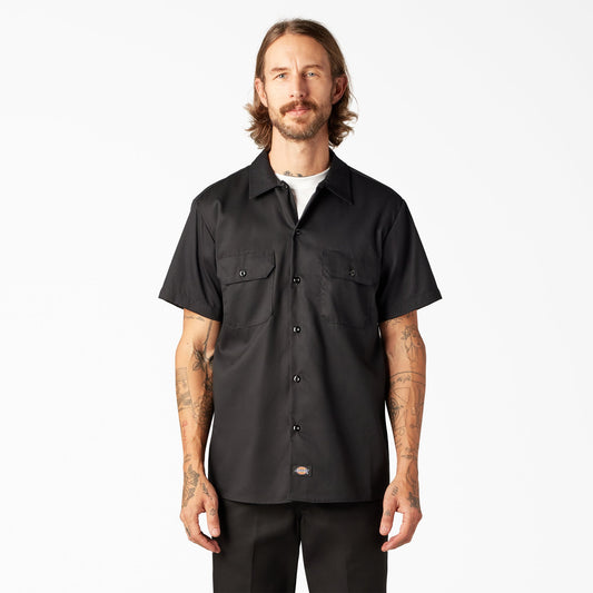 FLEX Slim Fit Short Sleeve Work Shirt - Dickies Men