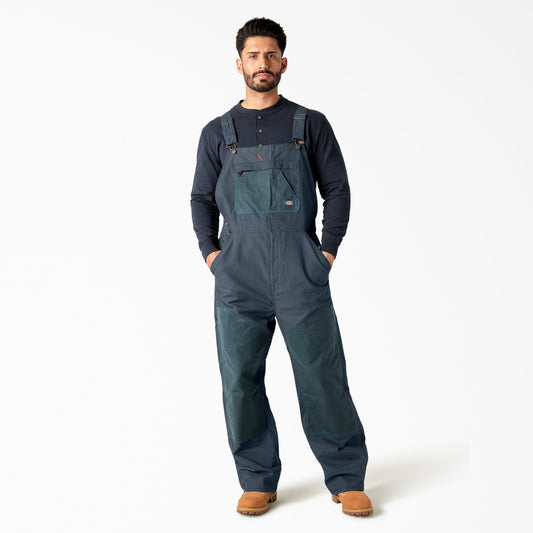 Waxed Canvas Double Front Bib Overalls - Dickies Men
