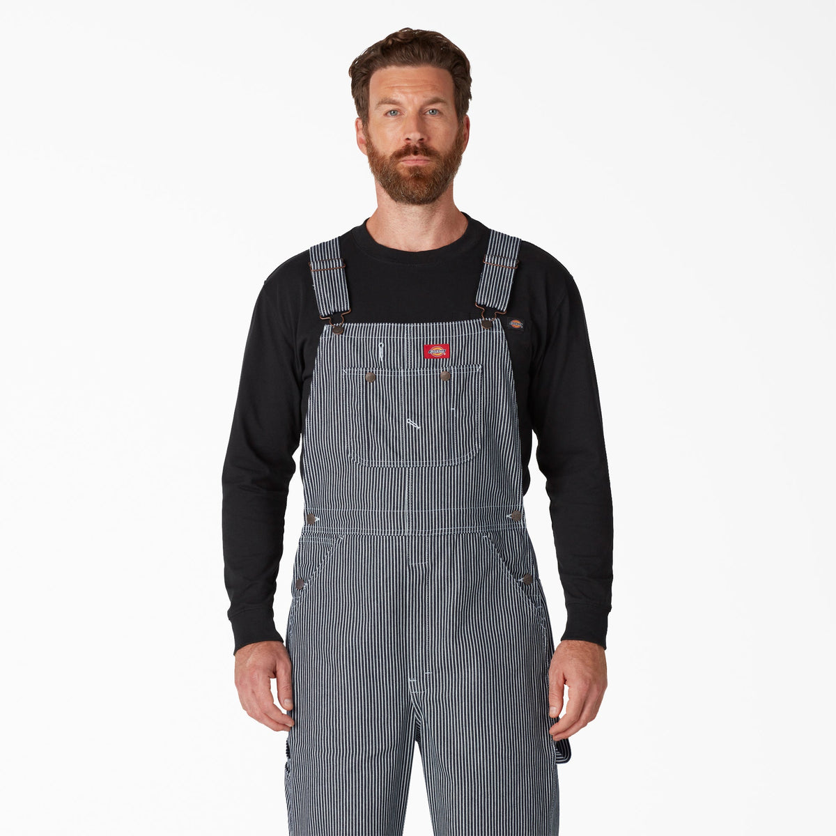 Hickory Stripe Bib Overalls - Dickies Men|Women