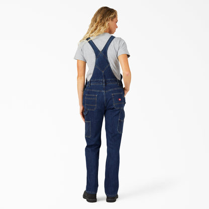 Women's Straight Fit Denim Double Front Bib Overalls - Dickies Women