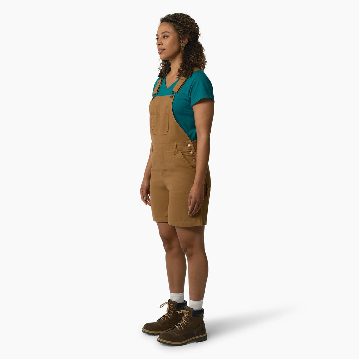 Women's Relaxed Fit Bib Shortalls, 7" - Dickies Women|Sale