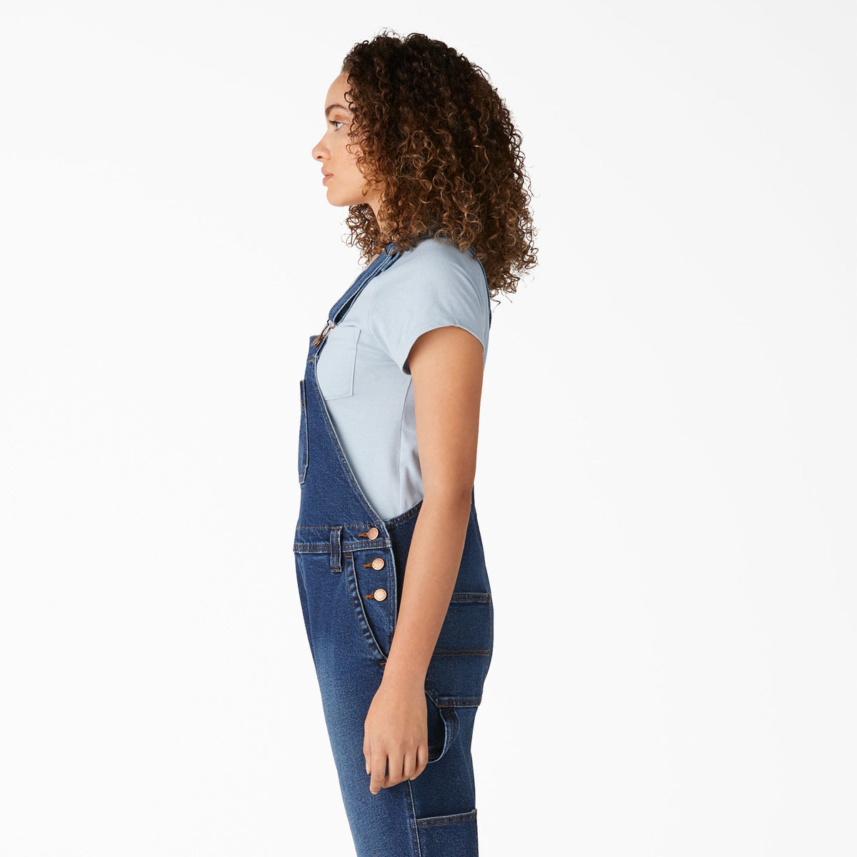 Women's Denim Boyfriend Fit Bib Overalls - Dickies Women