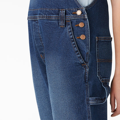Women's Denim Boyfriend Fit Bib Overalls - Dickies Women