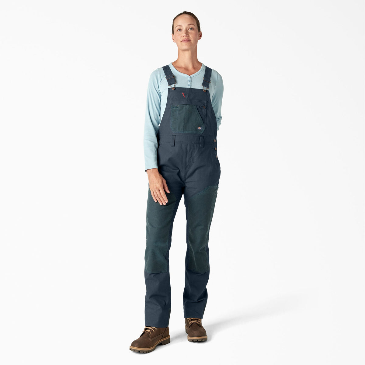 Women's Relaxed Fit Waxed Canvas Bib Overalls - Dickies Women