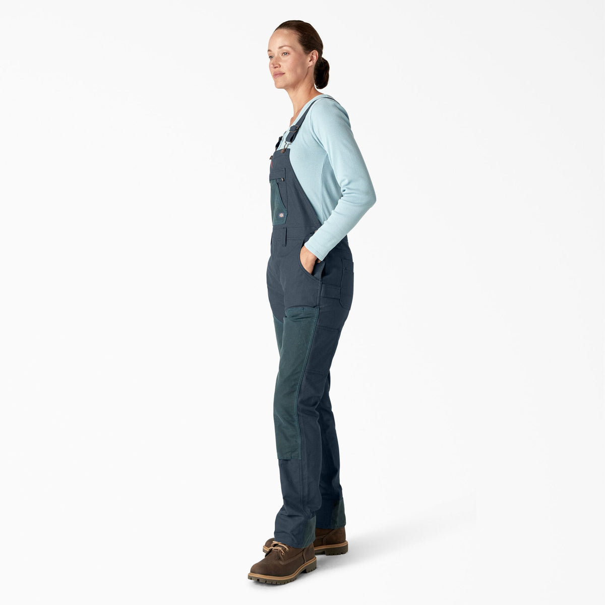 Women's Relaxed Fit Waxed Canvas Bib Overalls - Dickies Women
