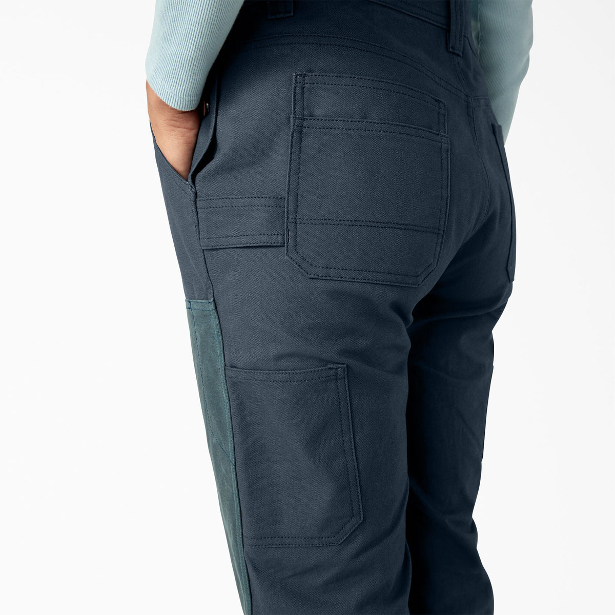 Women's Relaxed Fit Waxed Canvas Bib Overalls - Dickies Women