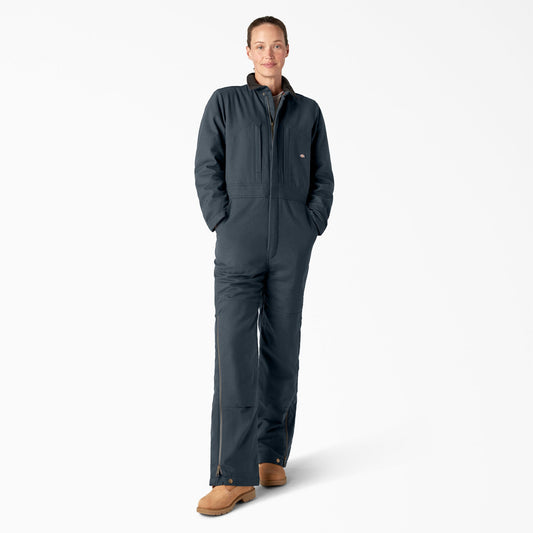 Women's Insulated Duck Canvas Coveralls - Dickies Women