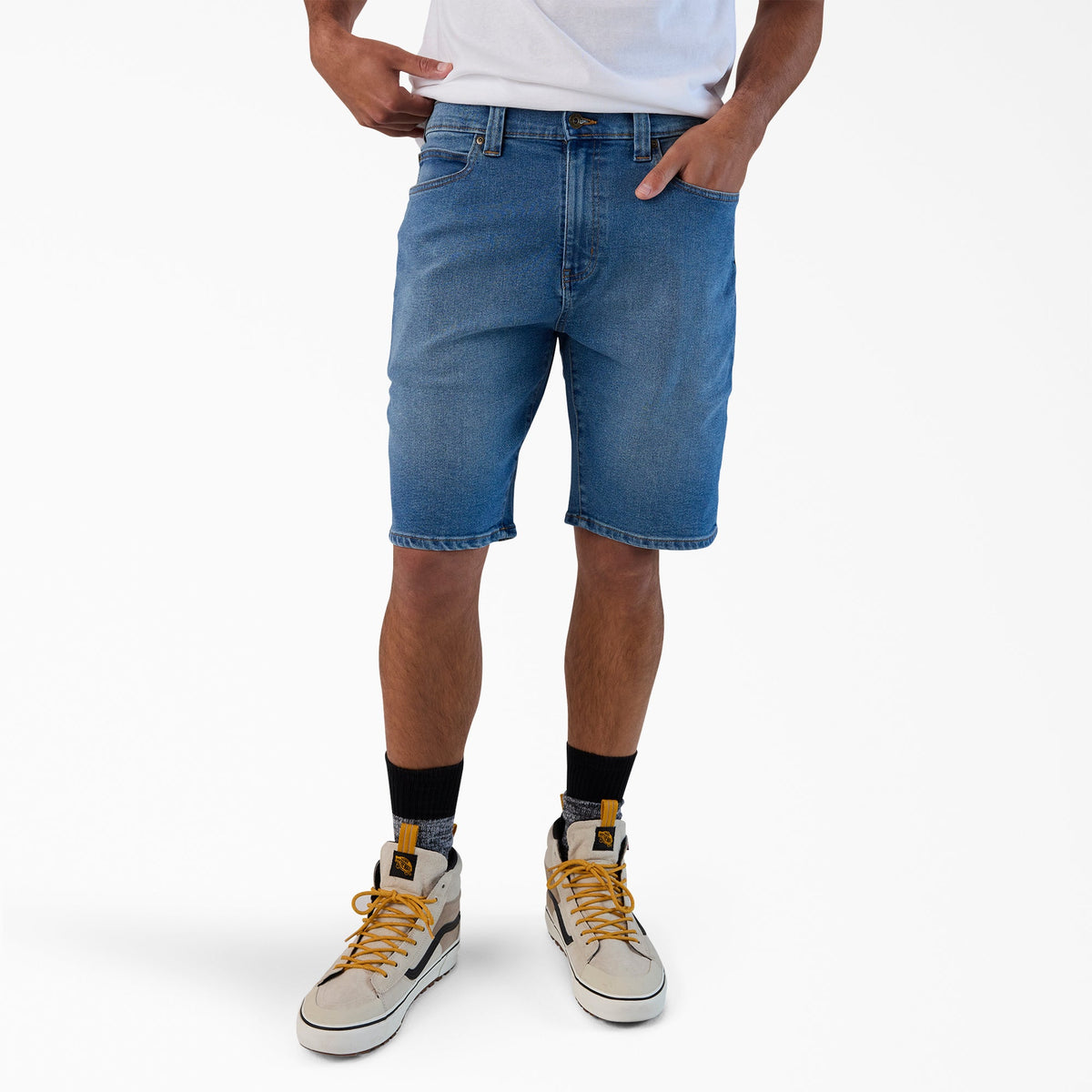 FLEX 5-Pocket Denim Shorts, 11" - Dickies Men
