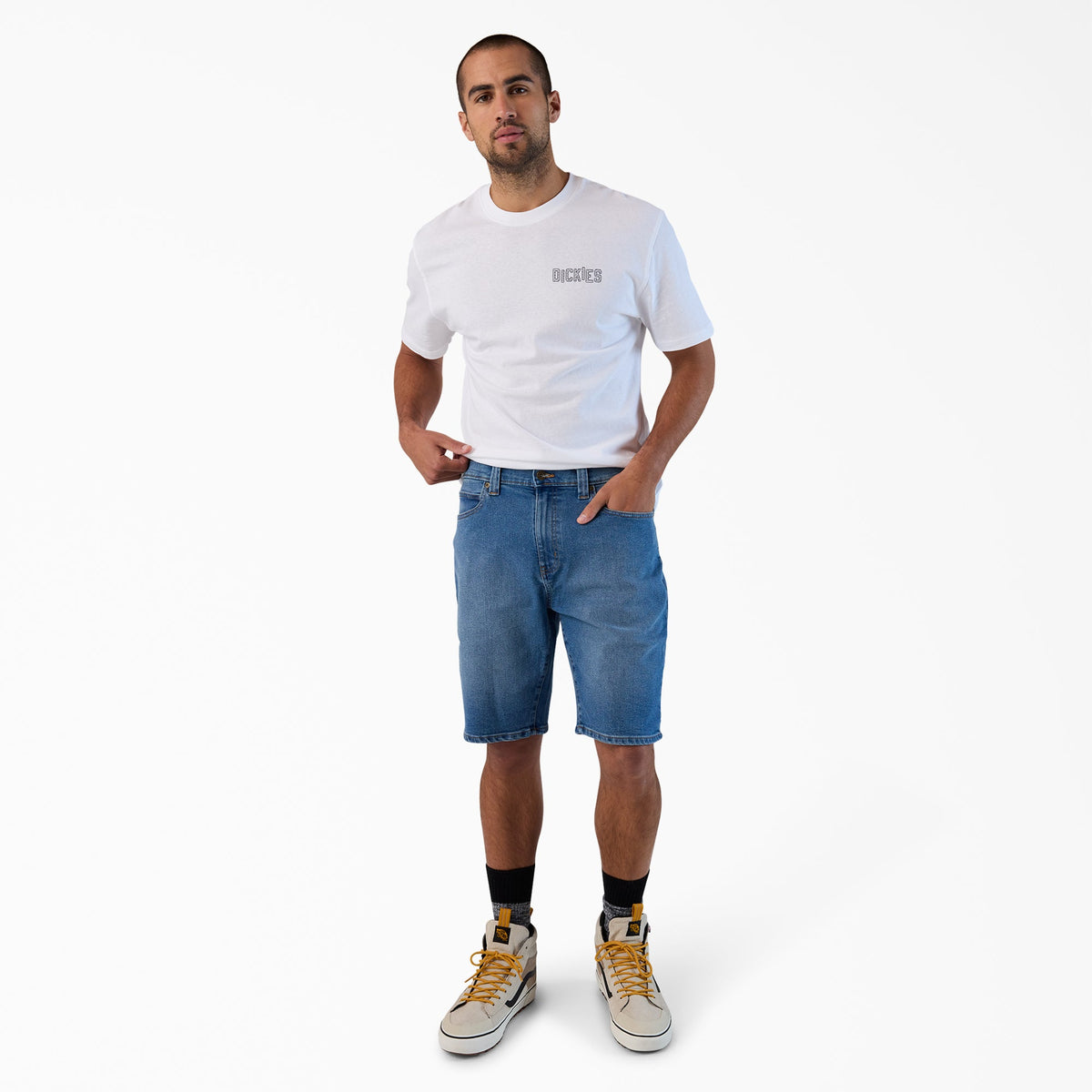 FLEX 5-Pocket Denim Shorts, 11" - Dickies Men