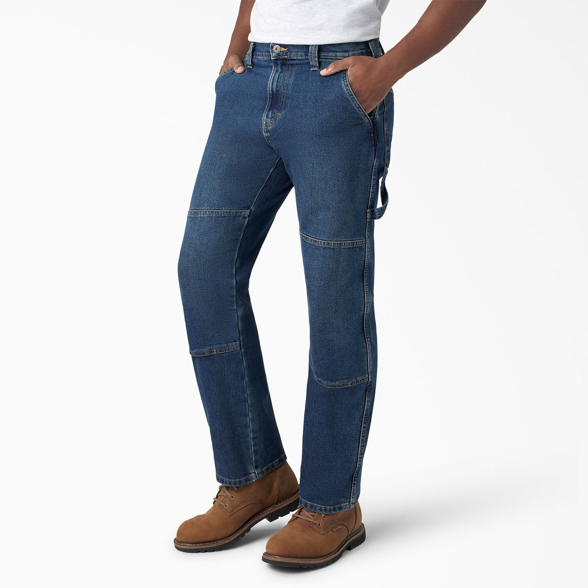 FLEX Relaxed Fit Double Knee Jeans - Dickies Men