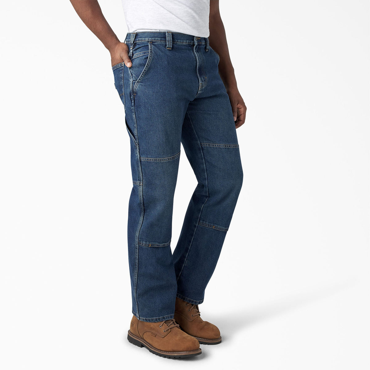 FLEX Relaxed Fit Double Knee Jeans - Dickies Men