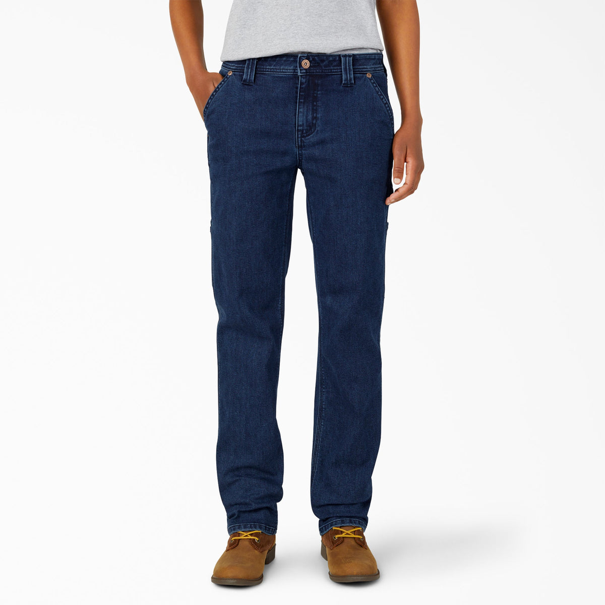 Women's FLEX Relaxed Fit Carpenter Jeans - Dickies Women