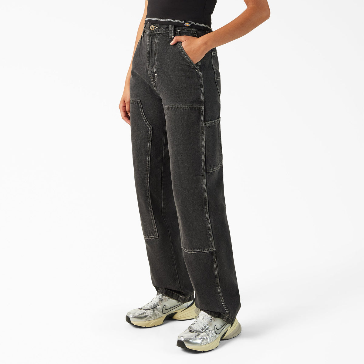 Women's Madison Loose Fit Double Knee Jeans - Dickies Women