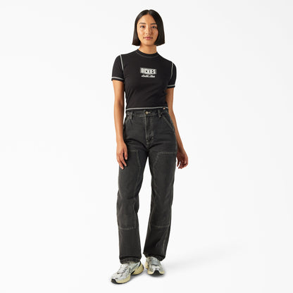 Women's Madison Loose Fit Double Knee Jeans - Dickies Women
